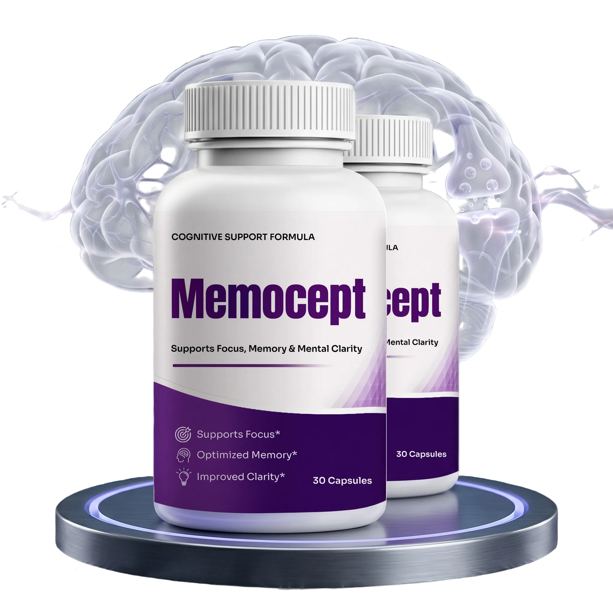MemoCept supplement bottles